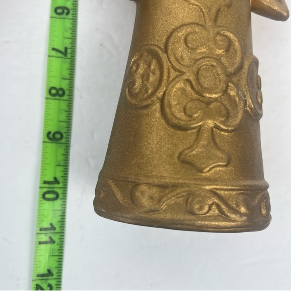 70s vintage gold ceramic Angel-MCM,kitschy-10.5” - Picture 11 of 12